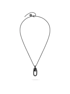 Liebeskind Berlin Damen Halskette - Modern Knot in schwarz