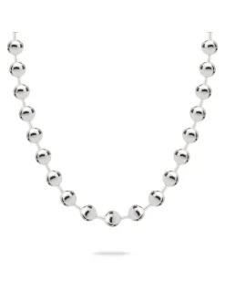Liebeskind Berlin Damen Halskette - Steel Ball in silber