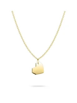 Liebeskind Berlin Damen Halskette - Urban Heart in gold