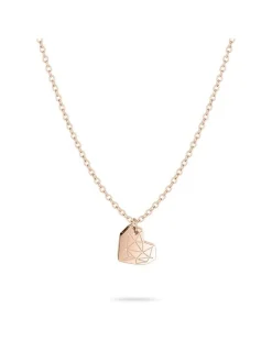 Liebeskind Berlin Damen Halskette - Broken Heart in roségold