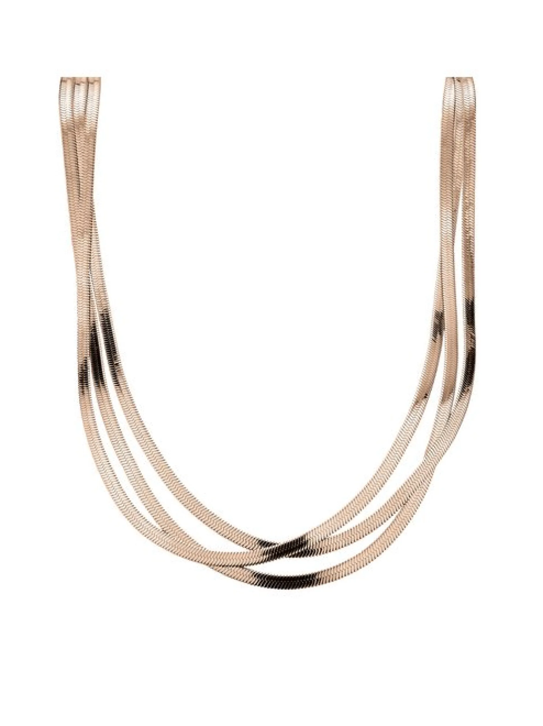 Liebeskind Berlin Damen Halskette - Snake-Chain in roségold