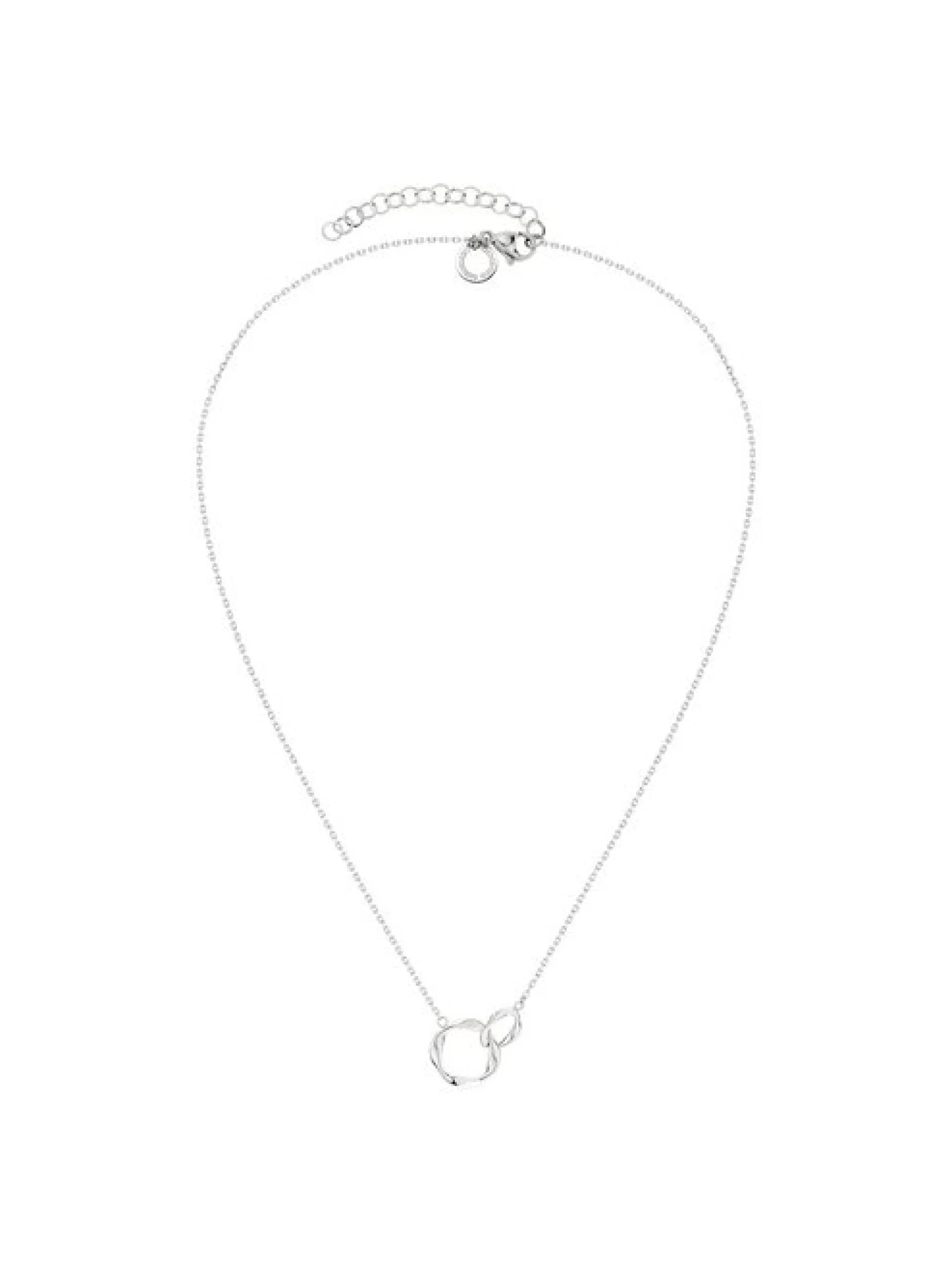 Liebeskind Berlin Damen Halskette - The Organic Twist in silber