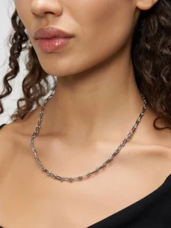 Liebeskind Berlin Damen Halskette - Urban Chic in silber