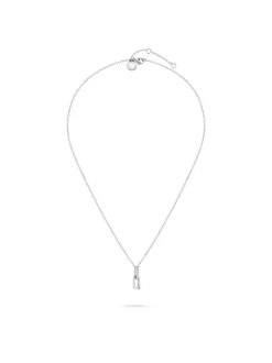 Liebeskind Berlin Damen Halskette - The Festive Mini Link Sparkle in silber