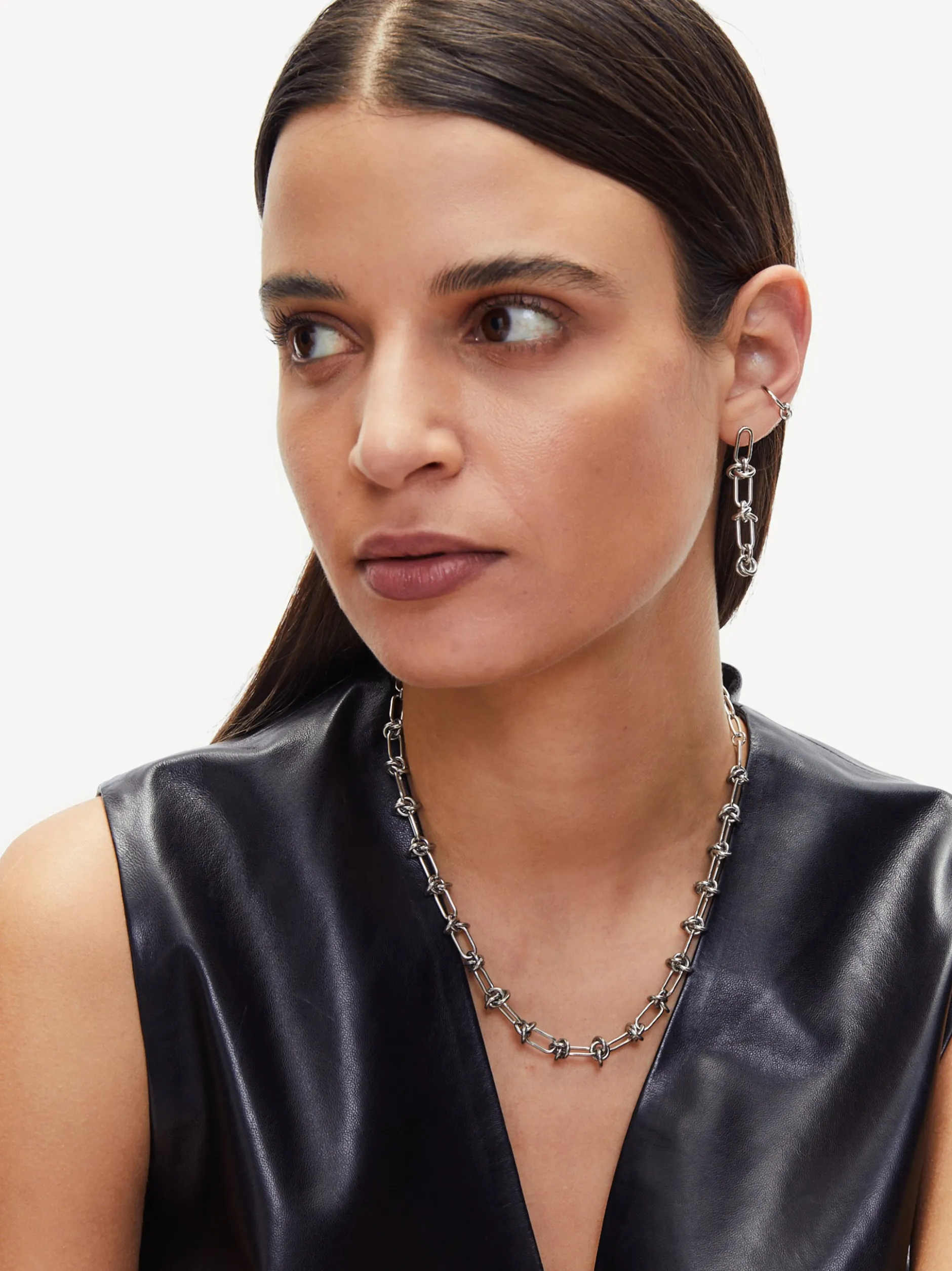 Liebeskind Berlin Damen Halskette - The Knot in silber