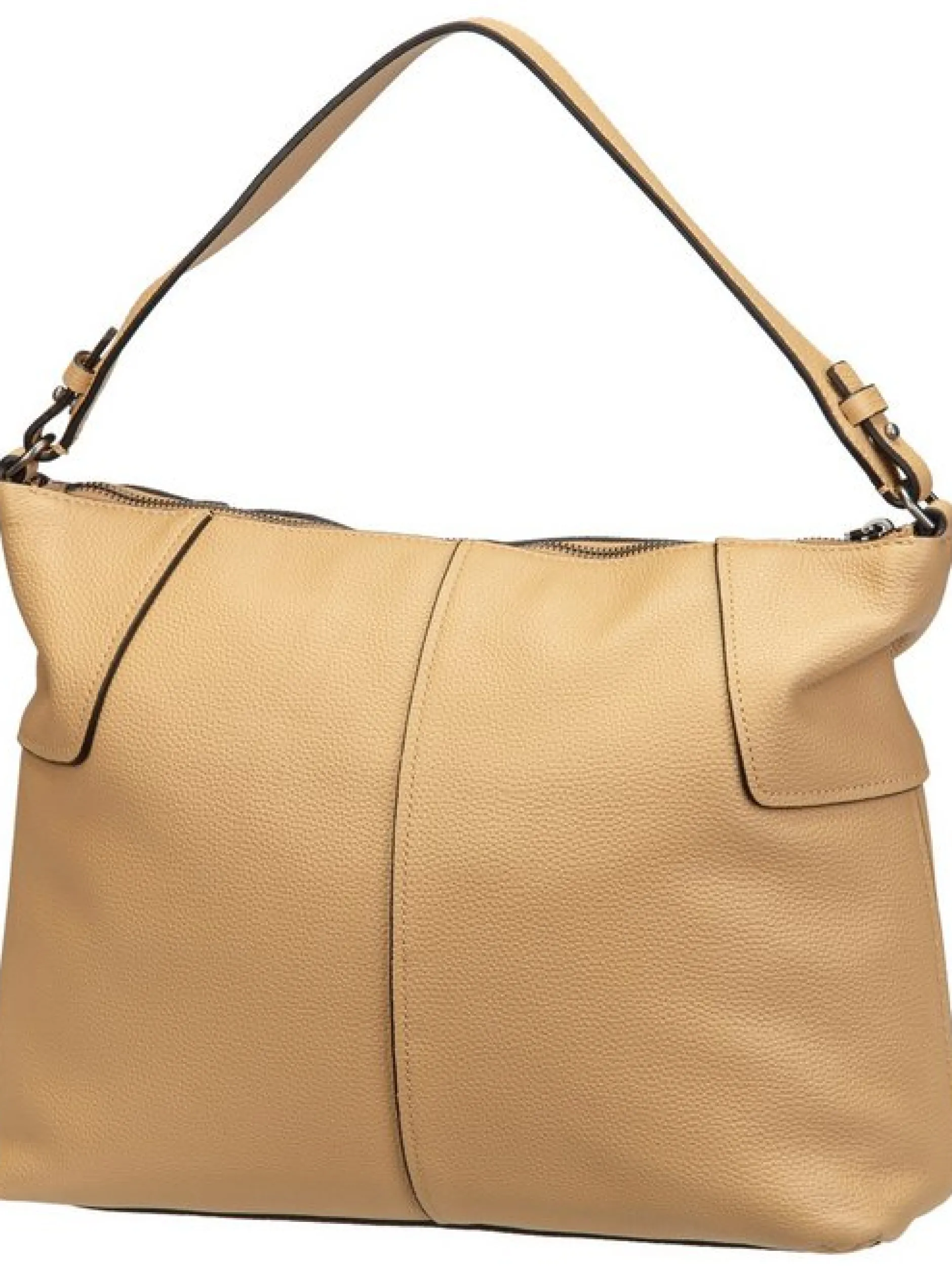 Liebeskind Berlin Damen Handtasche - Mila Hobo M Small Pebble in beige
