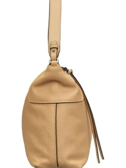 Liebeskind Berlin Damen Handtasche - Mila Hobo M Small Pebble in beige