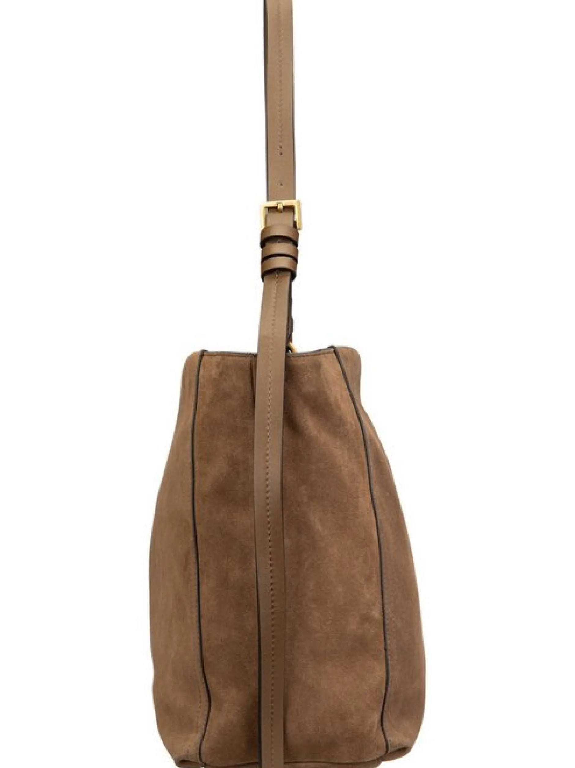 Liebeskind Berlin Damen Handtasche - Chudy Hobo M Hydro Suede in camel