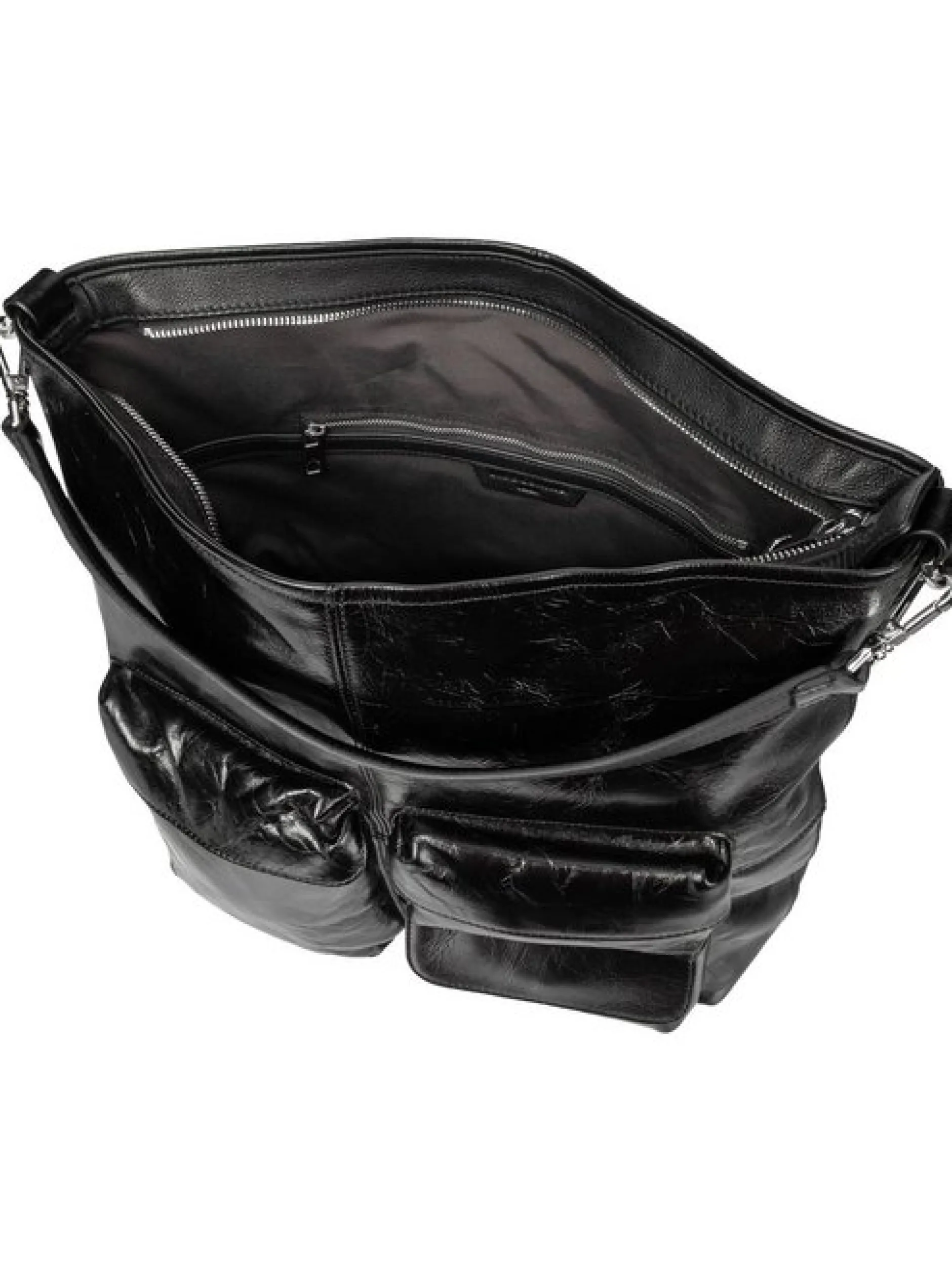 Liebeskind Berlin Damen Handtasche - LK 204 Archive Lack M in schwarz