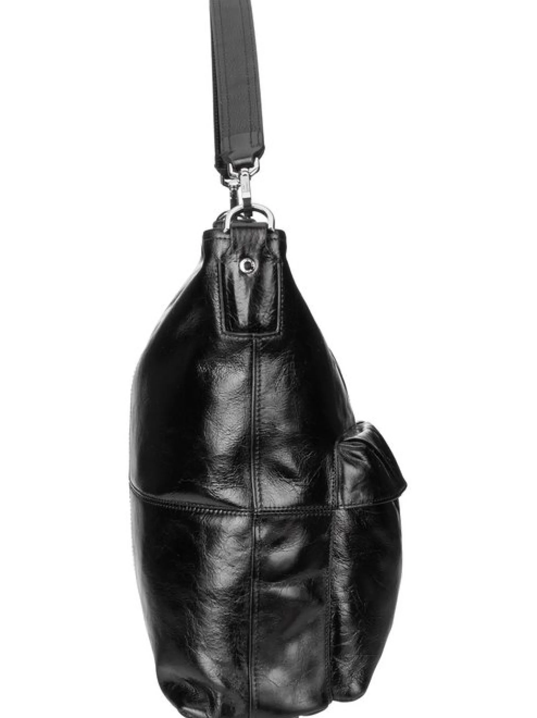 Liebeskind Berlin Damen Handtasche - LK 204 Archive Lack M in schwarz