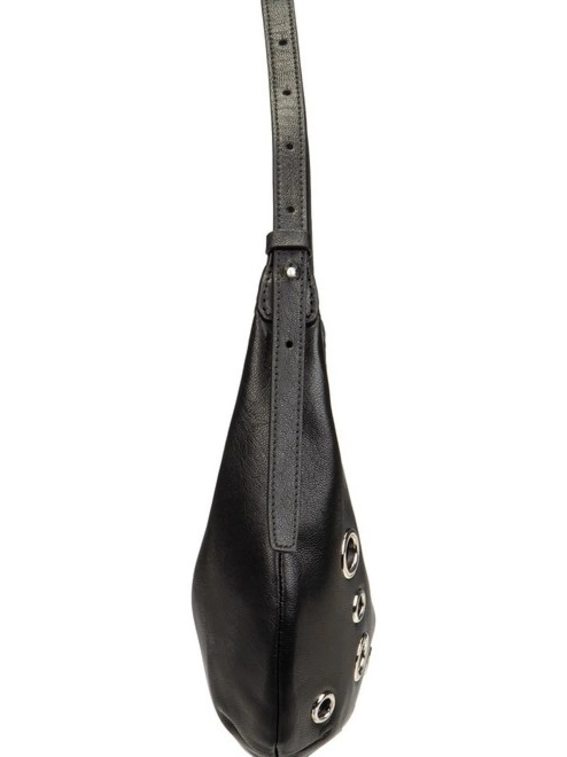 Liebeskind Berlin Damen Handtasche - Ryker Eylets Hobo XS Vintage Goat in schwarz