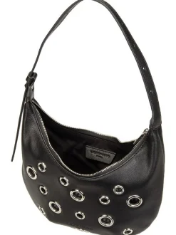 Liebeskind Berlin Damen Handtasche - Ryker Eylets Hobo XS Vintage Goat in schwarz