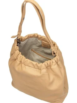 Liebeskind Berlin Damen Handtasche - Cloud II Hobo M Sheep Natural in beige