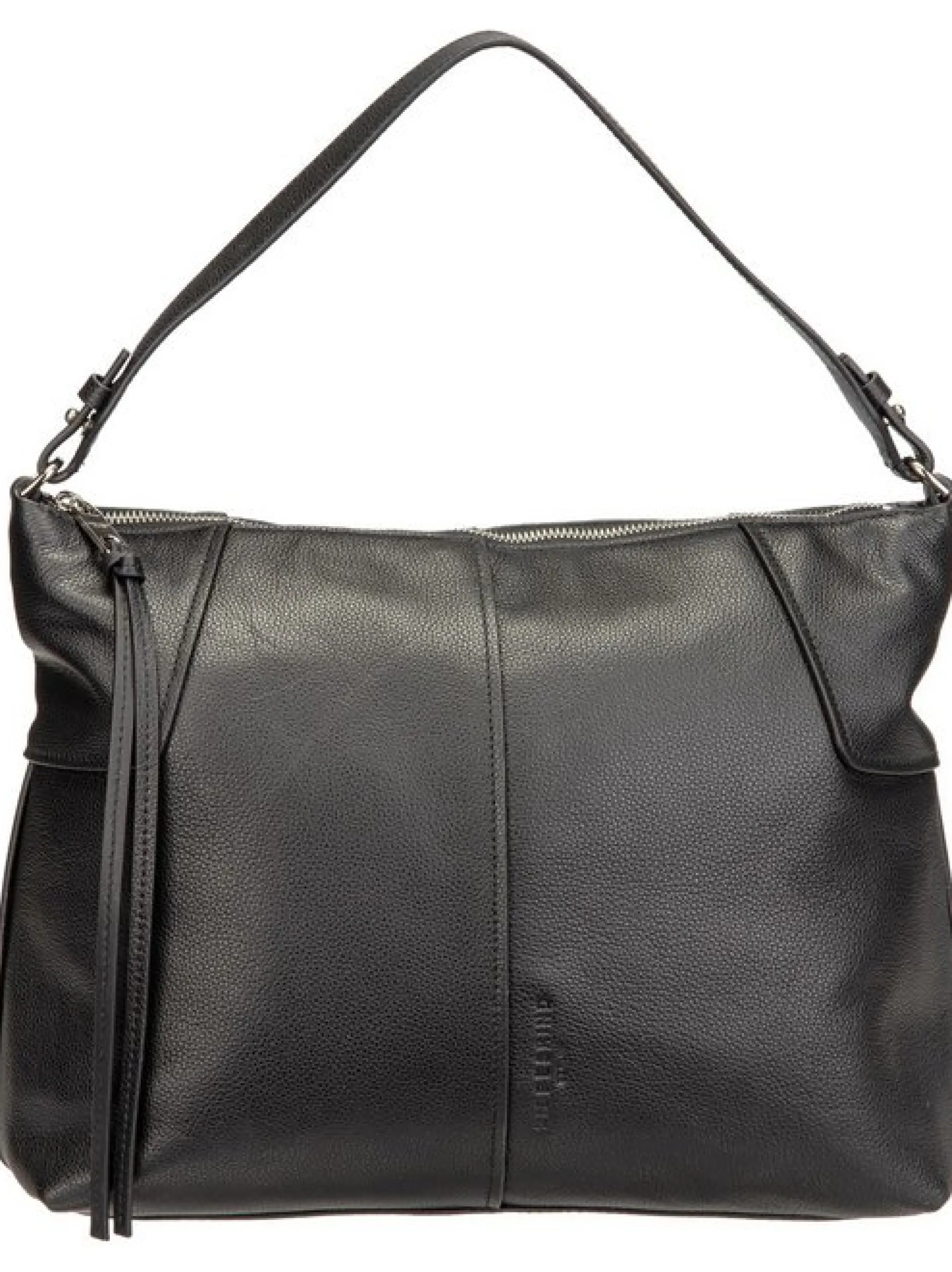 Liebeskind Berlin Damen Handtasche - Mila Hobo M Small Pebble in schwarz