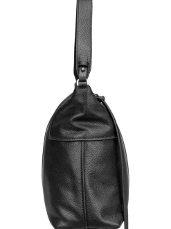 Liebeskind Berlin Damen Handtasche - Mila Hobo M Small Pebble in schwarz
