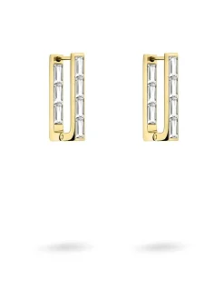 Liebeskind Berlin Damen Ohrhänger - The Festive Mini Link Sparkle in gold