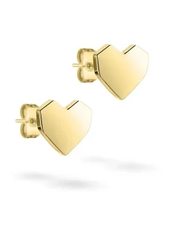 Liebeskind Berlin Damen Ohrstecker - Urban Heart in gold