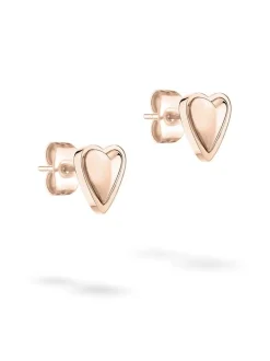 Liebeskind Berlin Damen Ohrstecker - Metal Heart in roségold