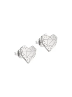 Liebeskind Berlin Damen Ohrstecker - The Broken Heart in silber