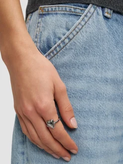 Liebeskind Berlin Damen Ring - Metal Heart in silber