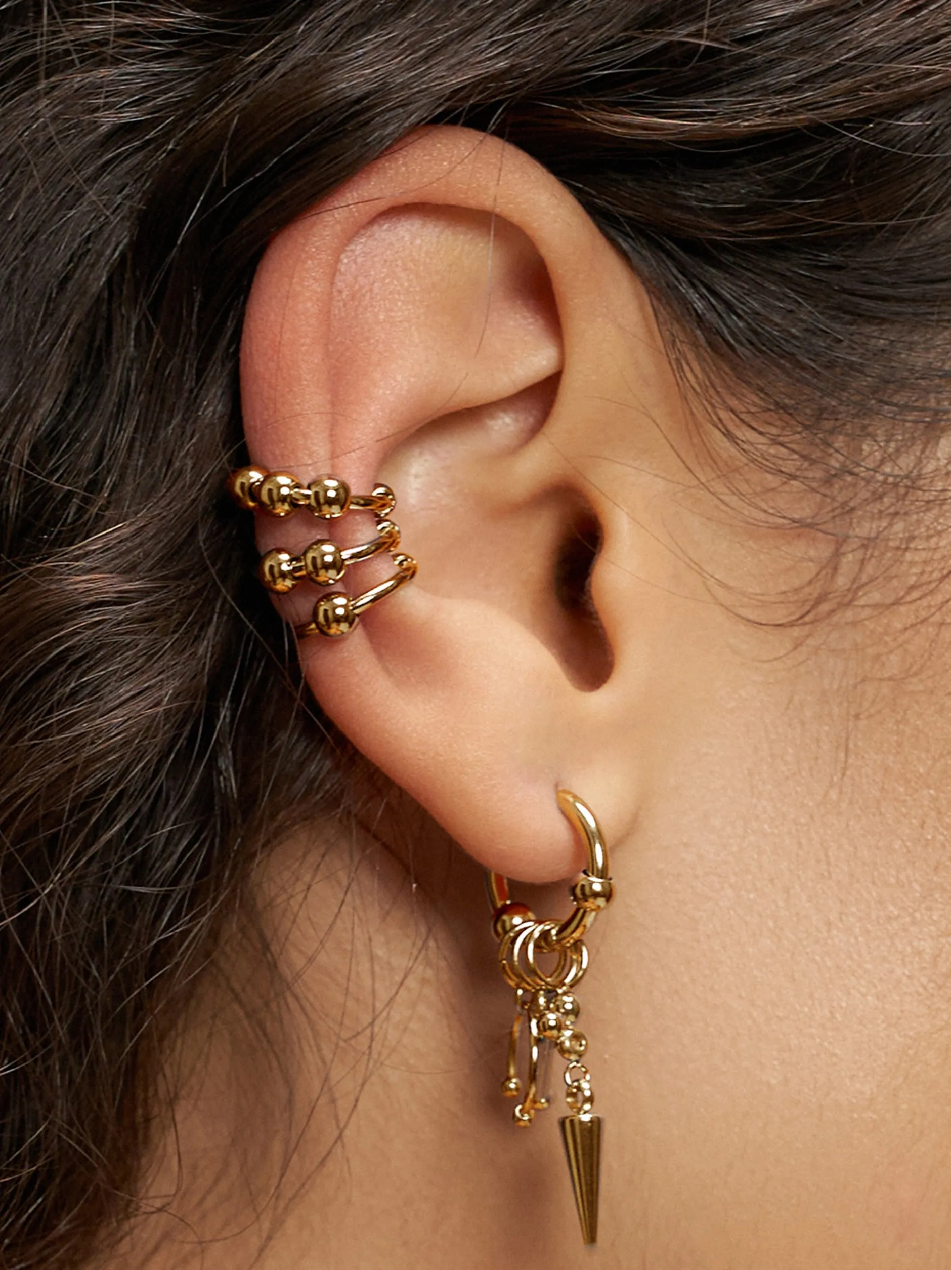 Liebeskind Berlin Damen Schmuck-Set - Urban Chic in gold