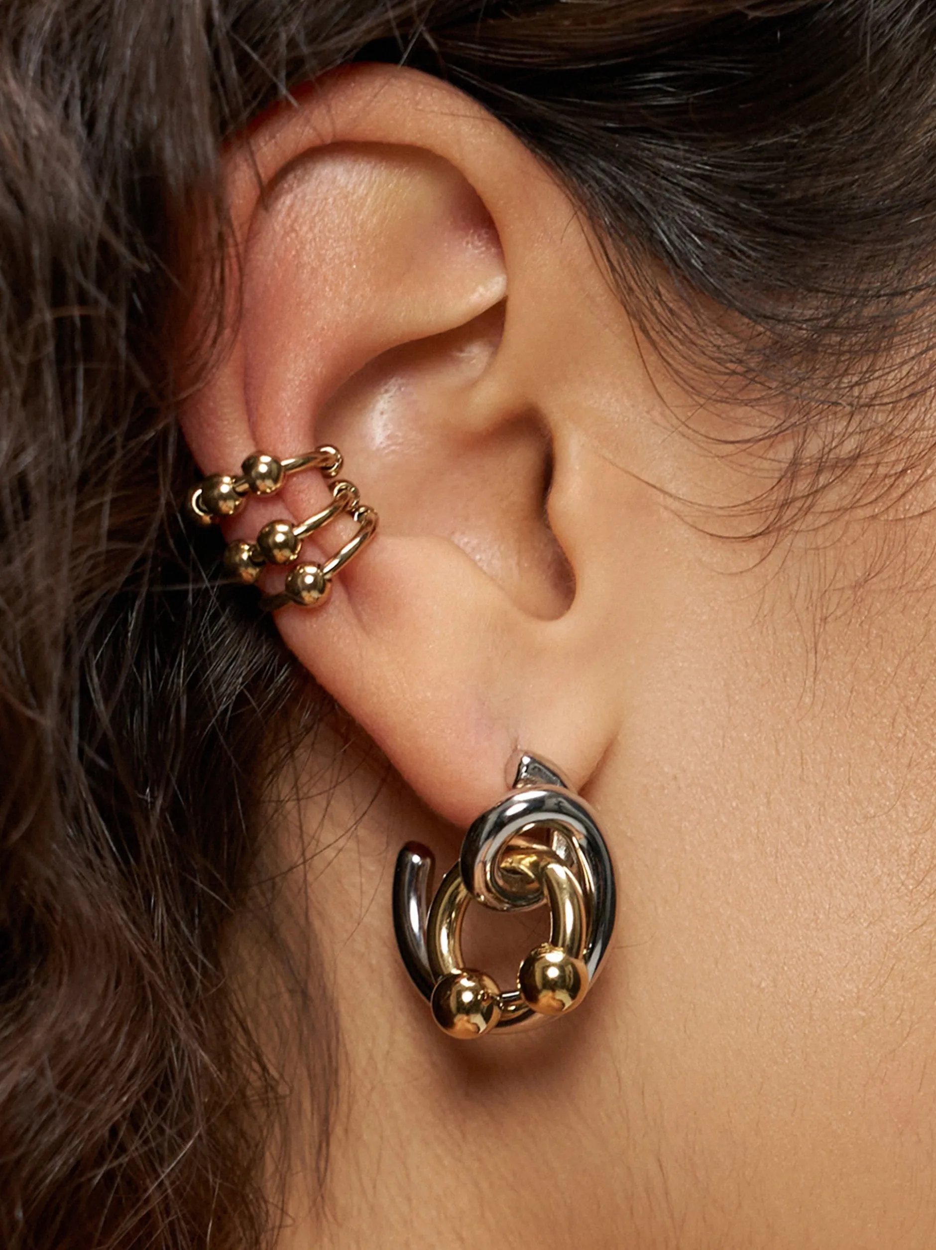 Liebeskind Berlin Damen Schmuck-Set - Urban Chic in gold