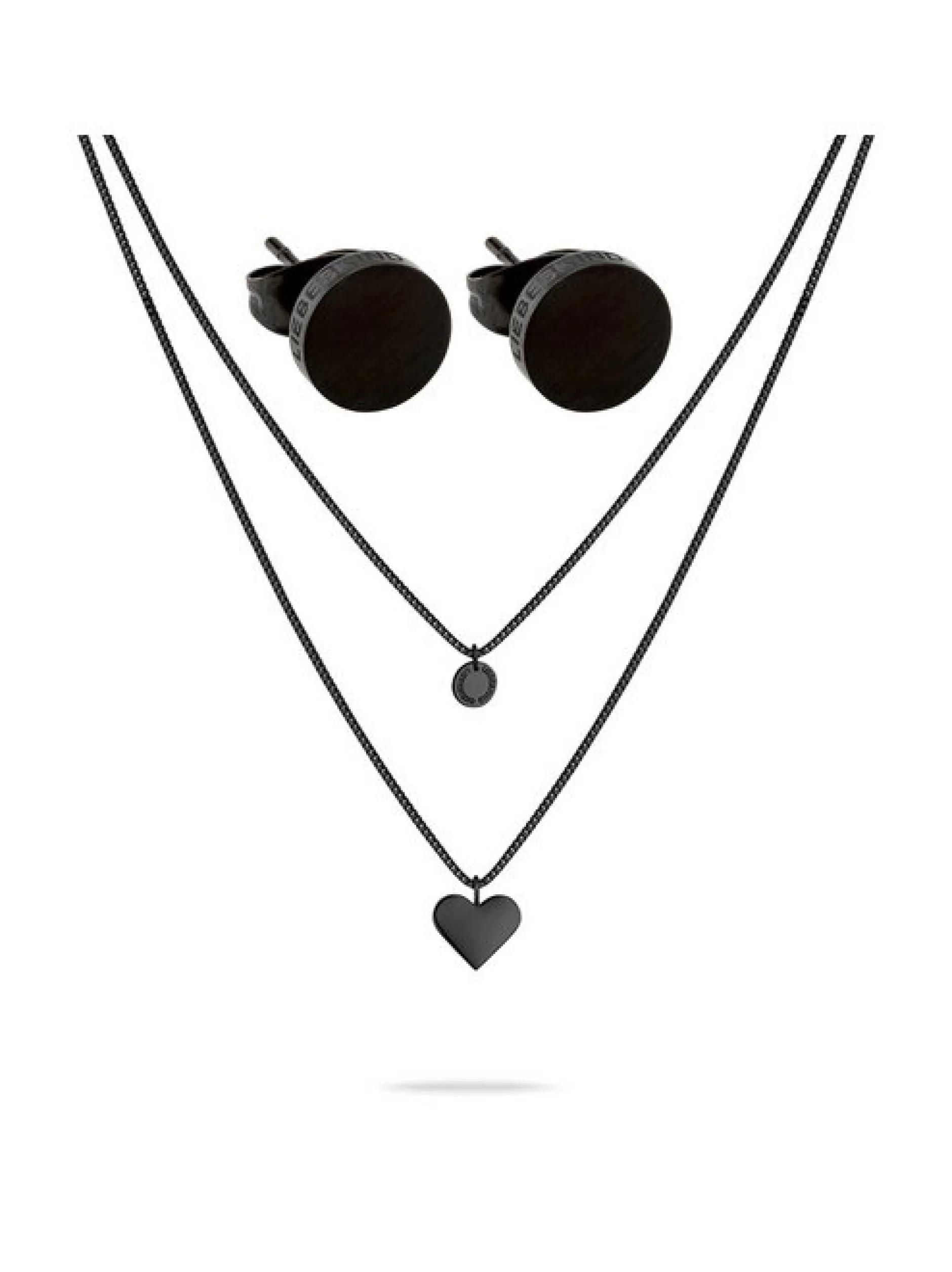 Liebeskind Berlin Damen Schmuck-Set - Everyday Layering Black in schwarz