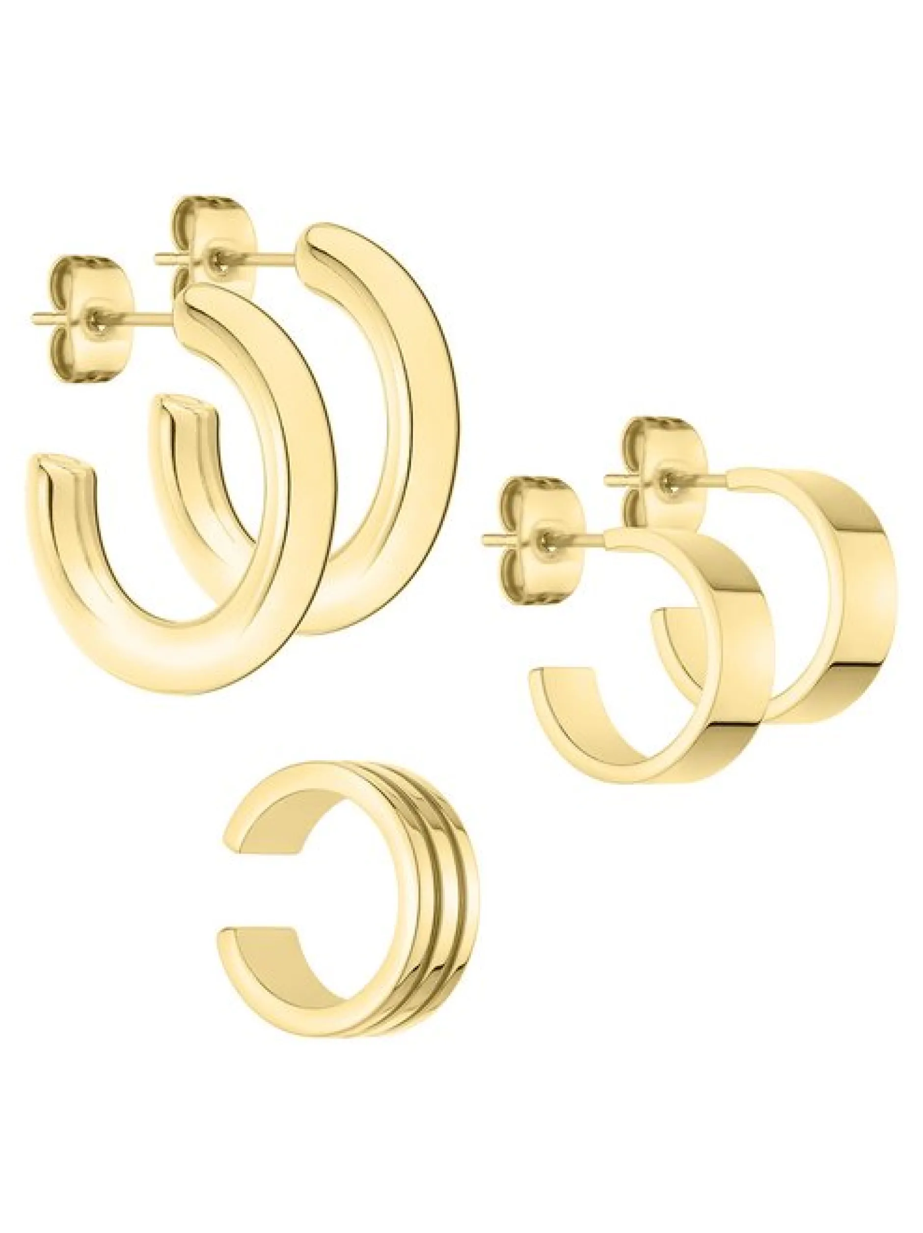 Liebeskind Berlin Damen Schmuck-Set - Ear Candy in gold