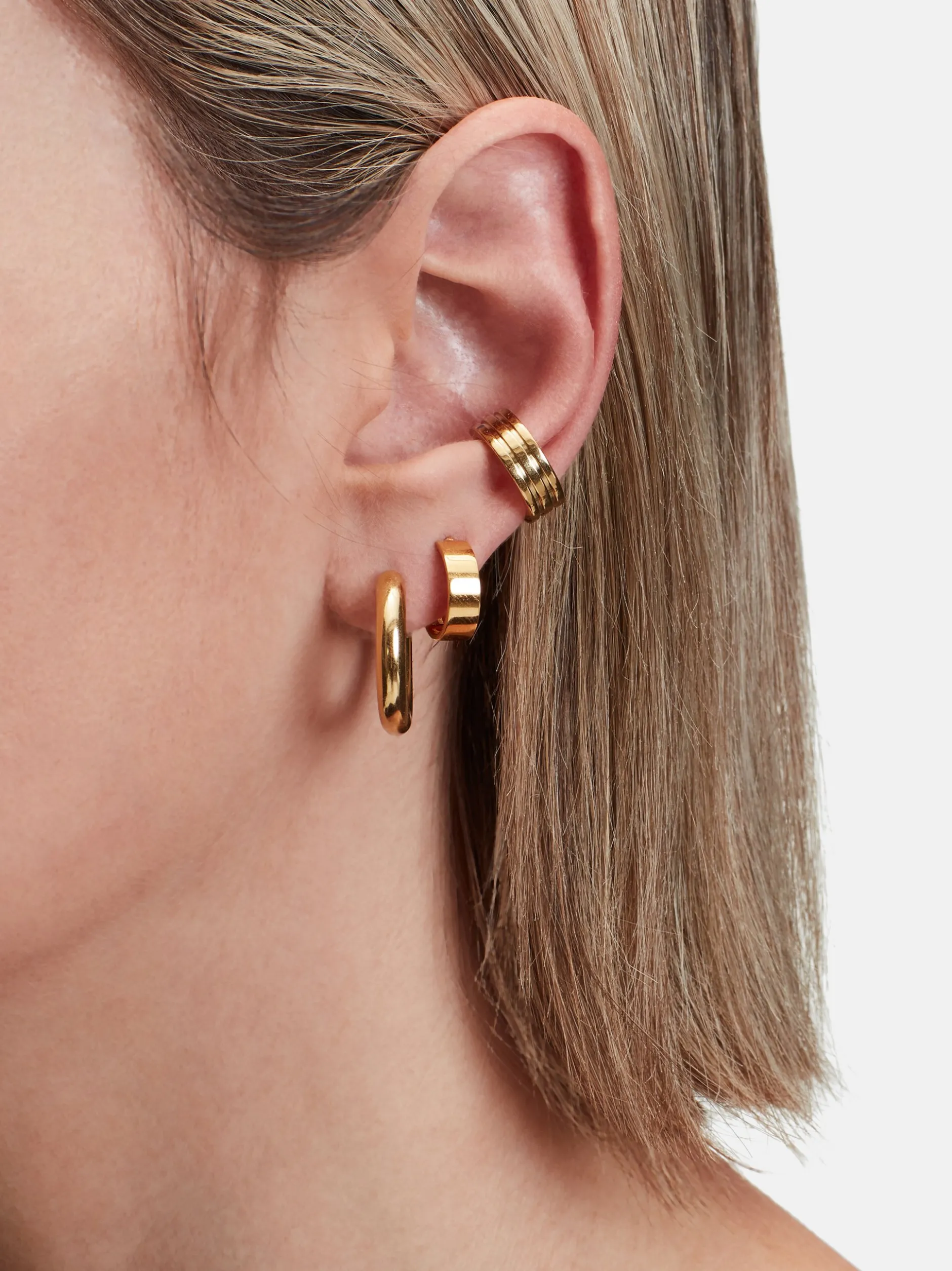 Liebeskind Berlin Damen Schmuck-Set - Ear Candy in gold