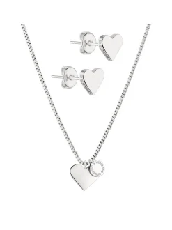 Liebeskind Berlin Damen Schmuck-Set - Classy Heart in silber