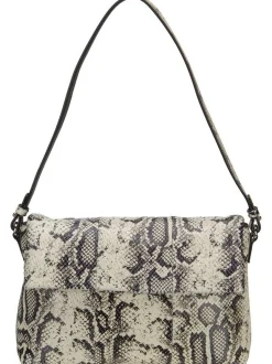 Liebeskind Berlin Damen Schultertasche - Fiona Hobo S Snake in beige