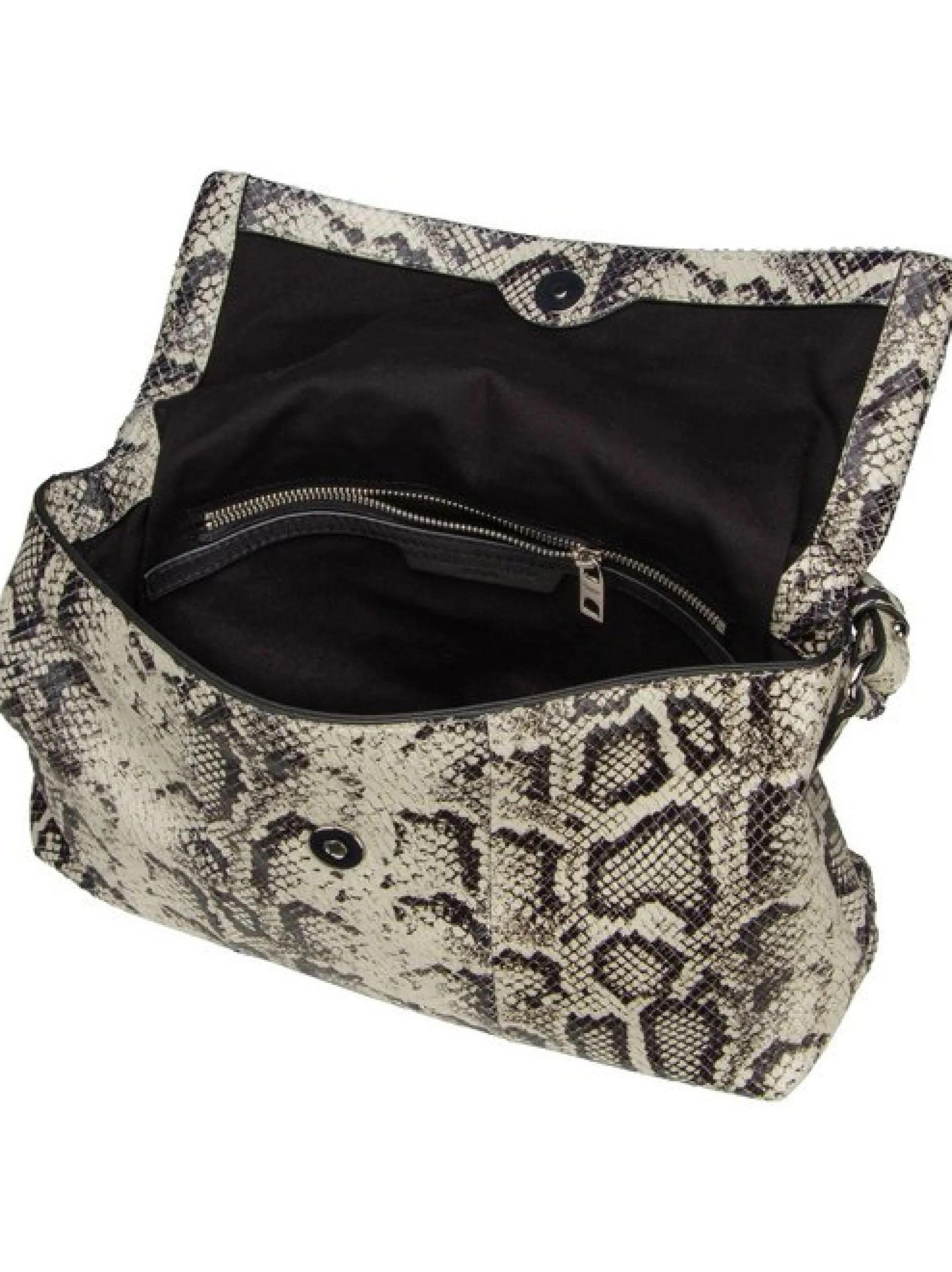 Liebeskind Berlin Damen Schultertasche - Fiona Hobo S Snake in beige