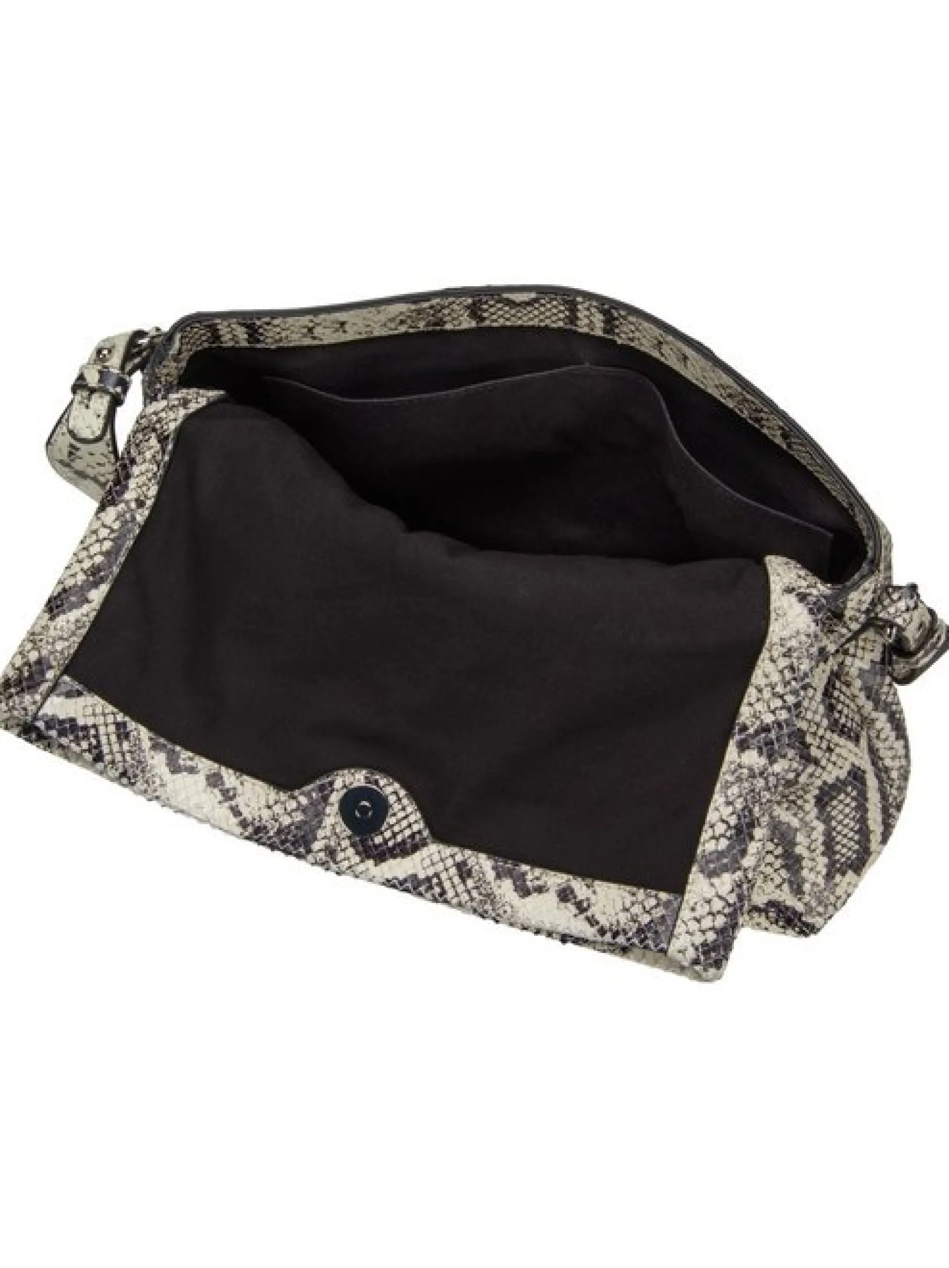 Liebeskind Berlin Damen Schultertasche - Fiona Hobo S Snake in beige