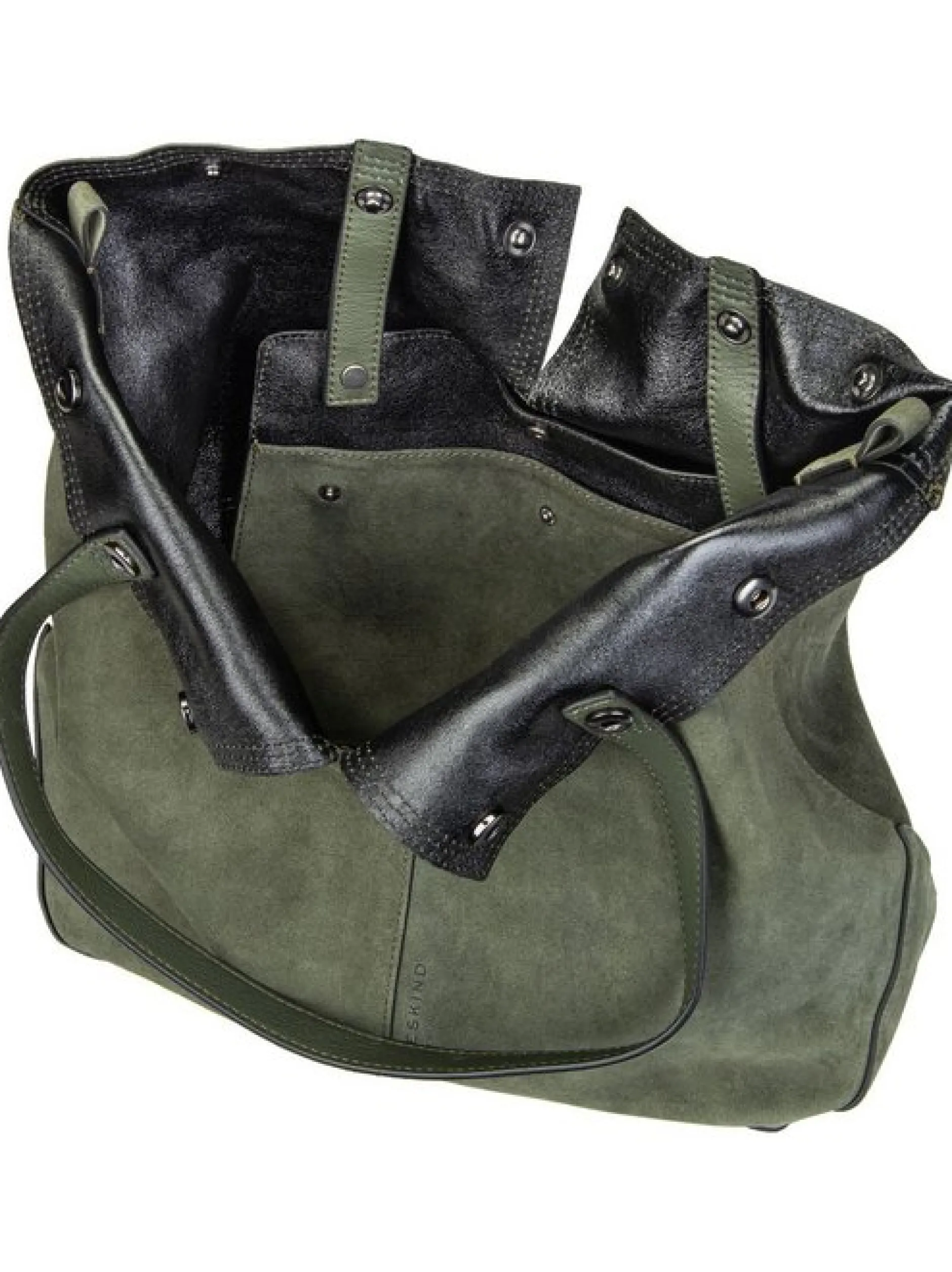 Liebeskind Berlin Damen Shopper - Rive Hydro L in oliv