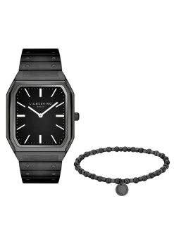 Liebeskind Berlin Damen Uhr & Armband Set - Black Urban in schwarz