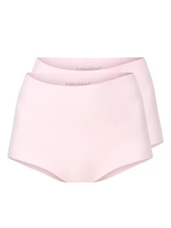 LingaDore Damen 2er-Pack Taillenslips DAILY in rosa