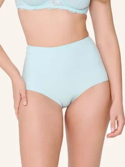 LingaDore Damen 2er-Pack Taillenslips DAILY in hellblau