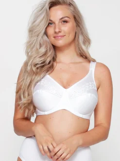 LingaDore Damen ohne Bügel BH in weiß