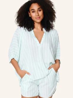 LingaDore Damen Strand Set in mint weiß