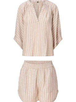 LingaDore Damen Strand Set in beige weiß