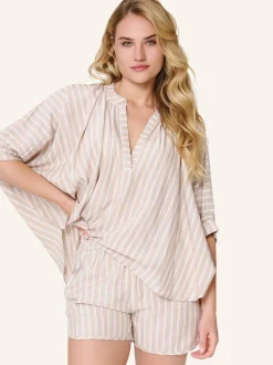 LingaDore Damen Strand Set in beige weiß