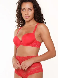 LingaDore Damen Taille Slip in rot