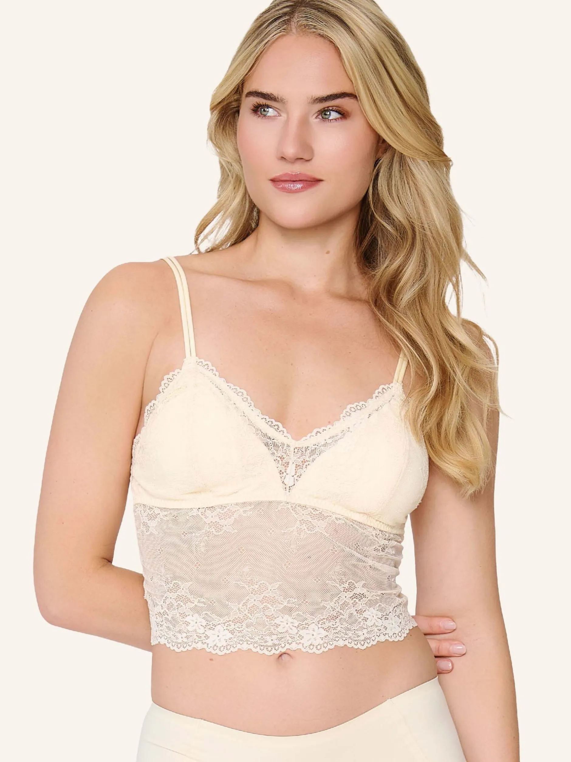 LingaDore Damen Top in beige