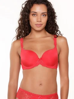 LingaDore Damen T-Shirt BH in rot