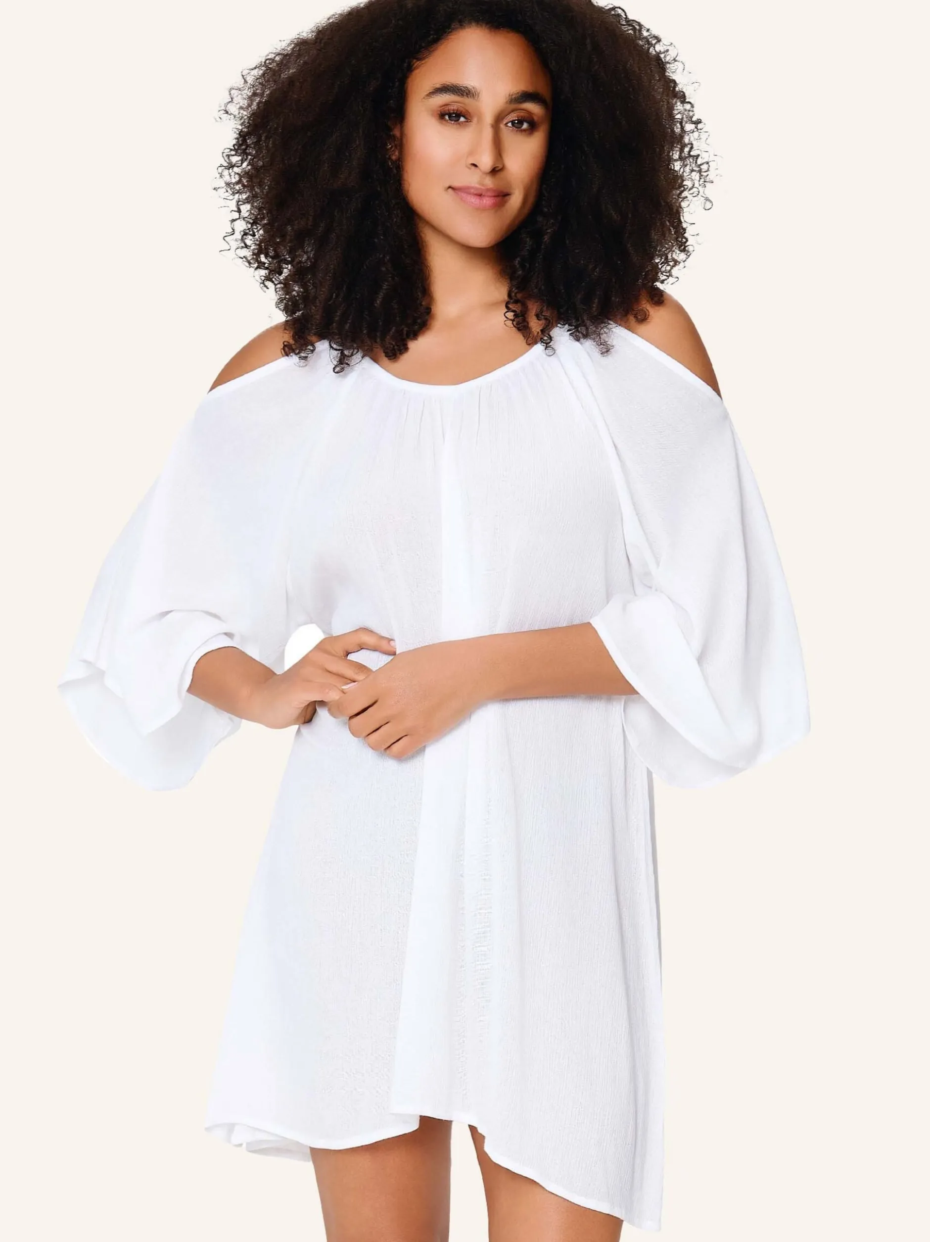 LingaDore Damen Tunik in weiß