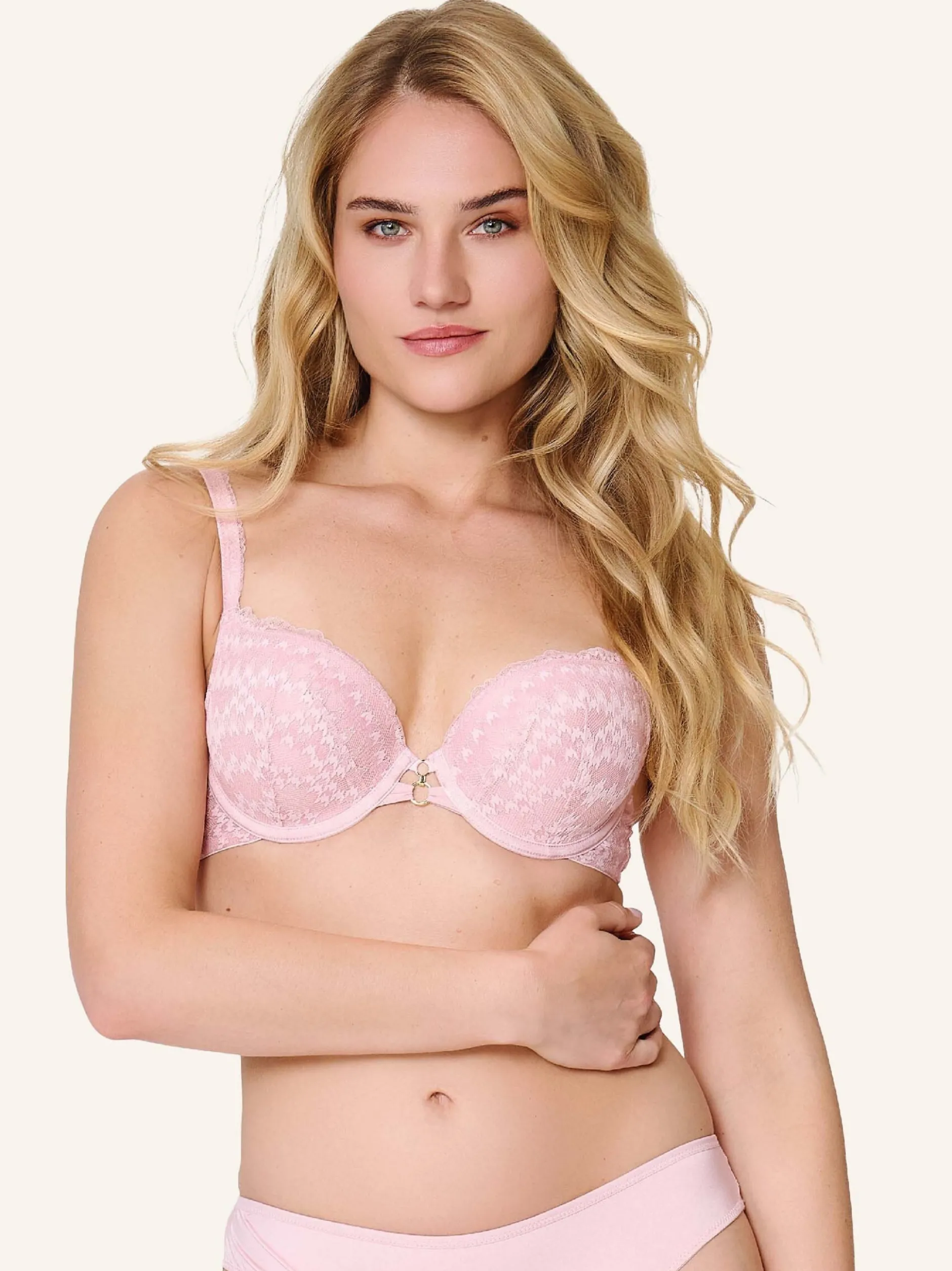 LingaDore Damen up BH Push in rosa