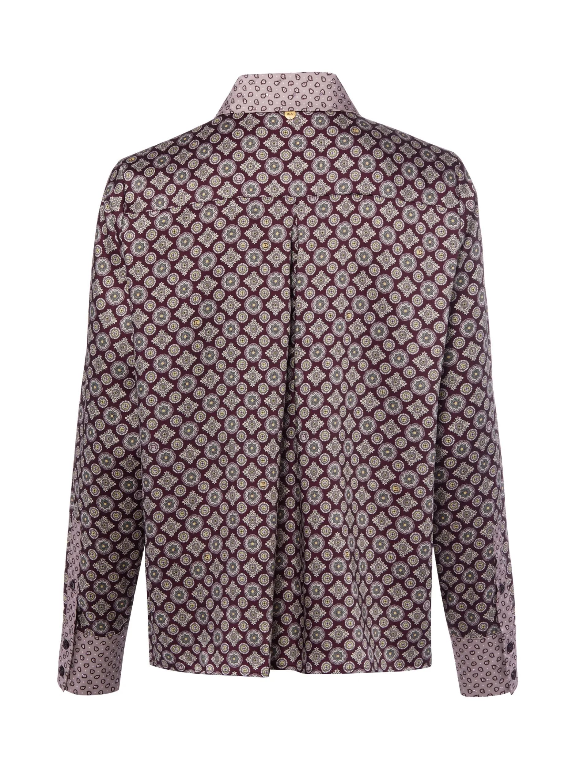 Liu Jo Collection Damen Hemdbluse in aubergine