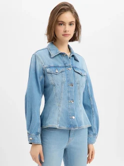 Liu Jo Collection Damen Jeansjacke in bleached