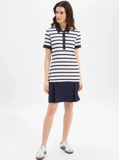 Liu Jo Collection Damen Jerseykleid in marine ecru