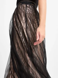 Liu Jo Collection Damen Rock in roségold schwarz